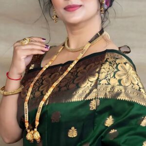 Karagiri Nightshade Kanjivaram Saree