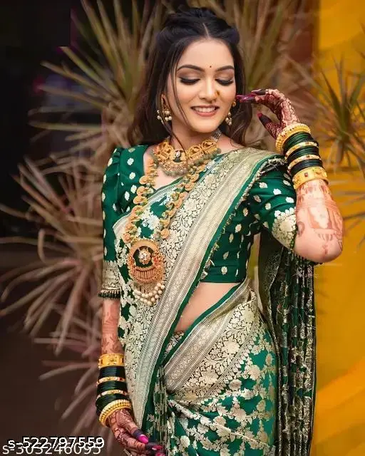 Trendy Dola Silk Saree: Jacquard Border